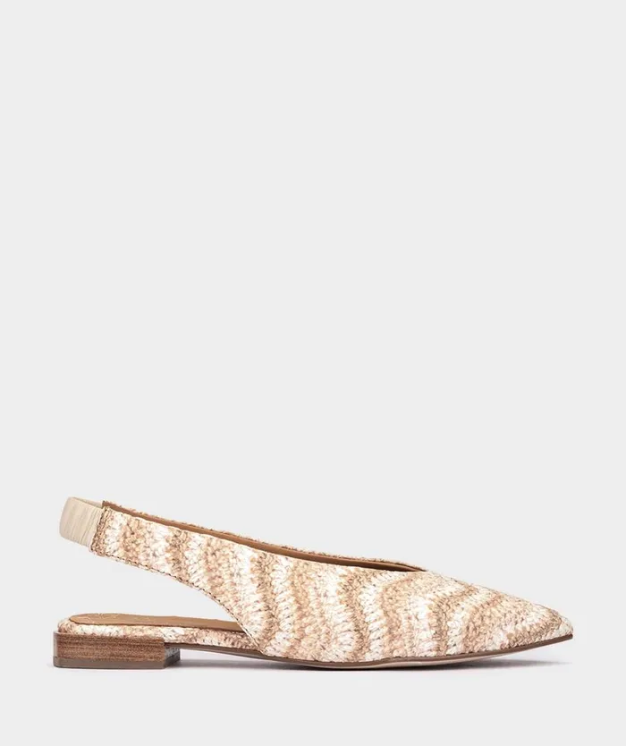 Pedro Miralles Flat Shoes PALMA Crocchet Cipria 8211 Woman