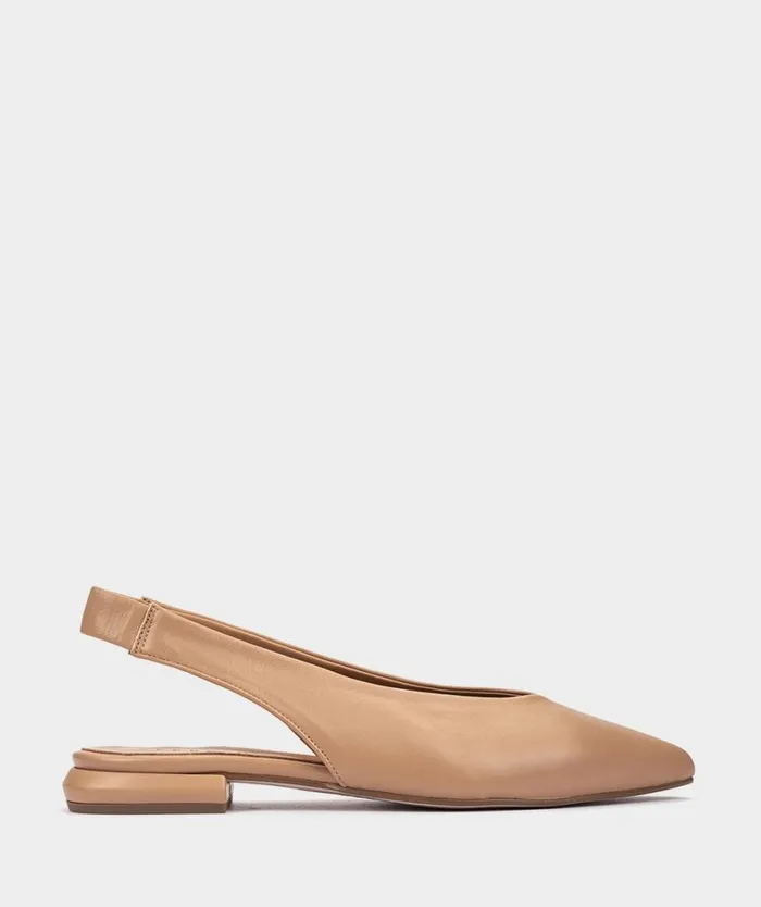 Pedro Miralles Flat Shoes PALMA Natur Camel 8211 Woman
