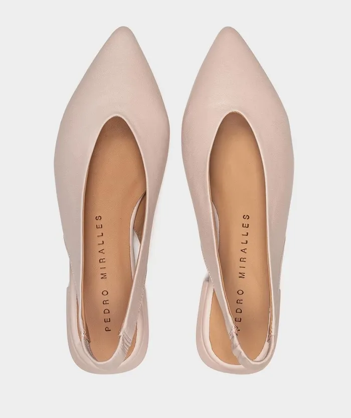Pedro Miralles Flat Shoes PALMA Natur Rosa Palo 8211 Woman Pedro Miralles Flat Shoes PALMA Natur Rosa Palo 8211 Woman