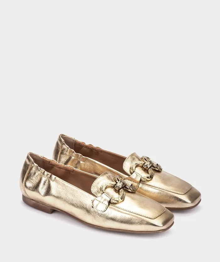 Pedro Miralles Flat Shoes SEVILLA Metaltech Platino 8211 Woman Pedro Miralles Flat Shoes SEVILLA Metaltech Platino 8211 Woman