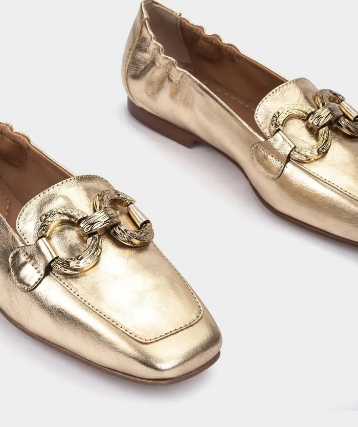 Pedro Miralles Flat Shoes SEVILLA Metaltech Platino 8211 Woman Pedro Miralles Flat Shoes SEVILLA Metaltech Platino 8211 Woman