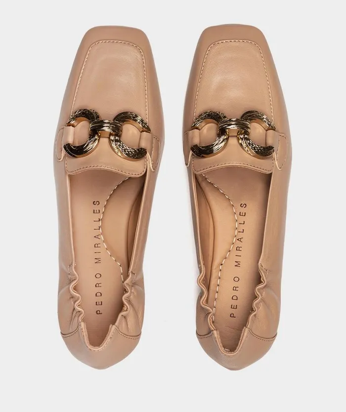 Pedro Miralles Flat Shoes SEVILLA Natur Camel 8211 Woman Pedro Miralles Flat Shoes SEVILLA Natur Camel 8211 Woman