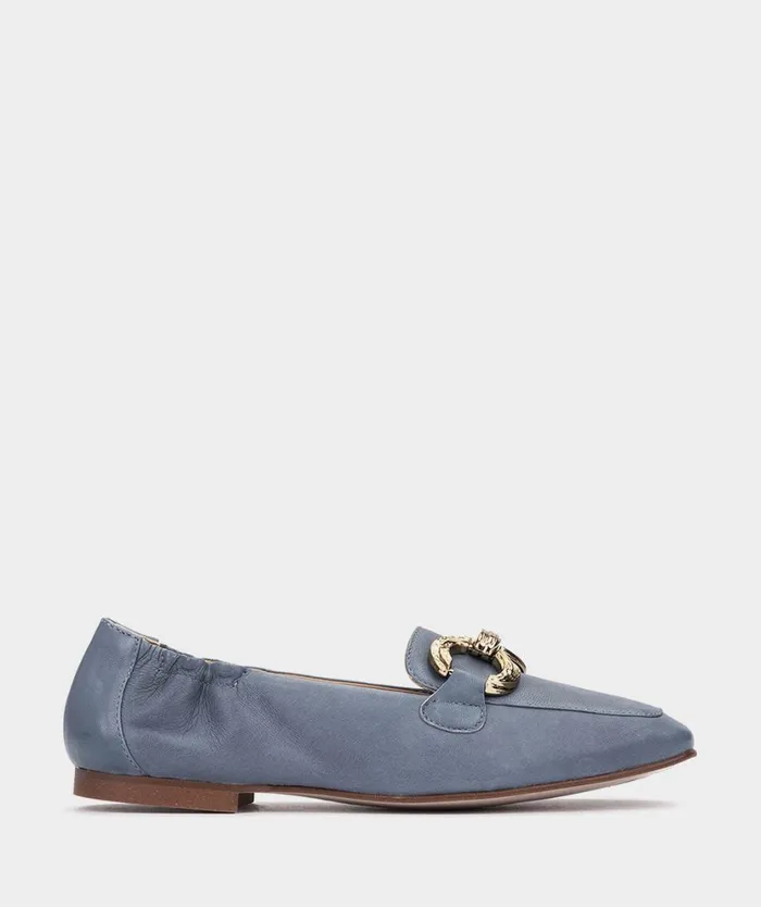 Pedro Miralles Flat Shoes SEVILLA Natur Denim 8211 Woman