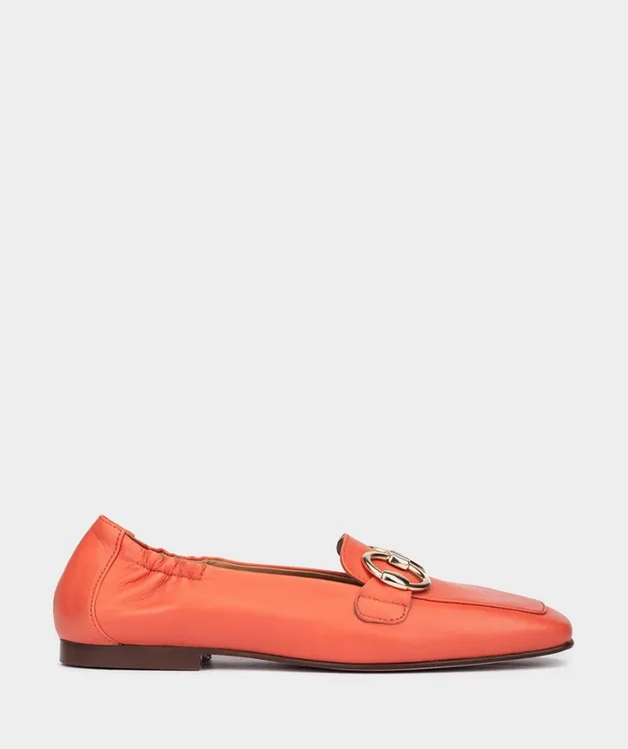 Pedro Miralles Flat Shoes SEVILLA Natur Orange 8211 Woman