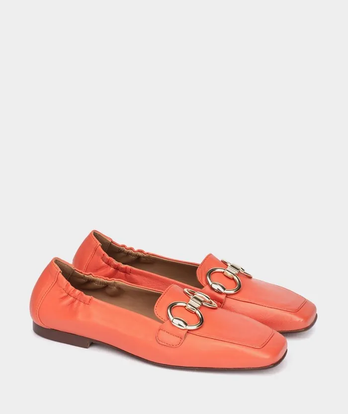 Pedro Miralles Flat Shoes SEVILLA Natur Orange 8211 Woman Pedro Miralles Flat Shoes SEVILLA Natur Orange 8211 Woman
