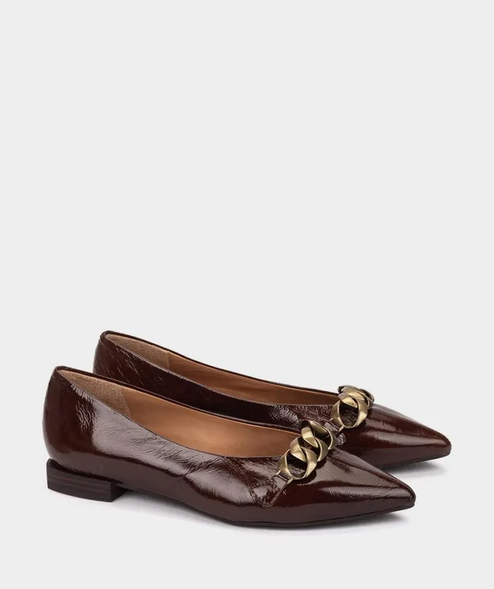 Pedro Miralles Flat Shoes TALLN Athenas Castagna 8211 Woman Pedro Miralles Flat Shoes TALLN Athenas Castagna 8211 Woman