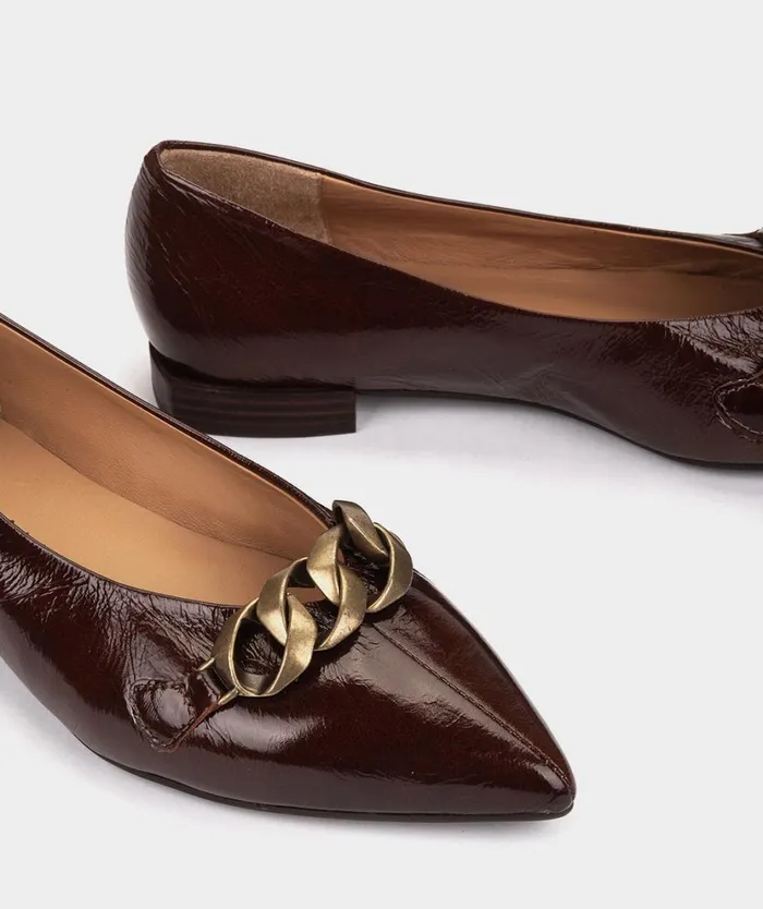 Pedro Miralles Flat Shoes TALLN Athenas Castagna 8211 Woman Pedro Miralles Flat Shoes TALLN Athenas Castagna 8211 Woman