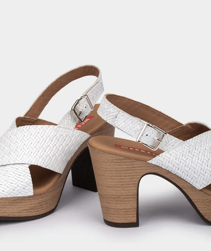 Pedro Miralles Heeled Sandals ACAPONETA Twist Blanco 8211 Woman Pedro Miralles Heeled Sandals ACAPONETA Twist Blanco 8211 Woman