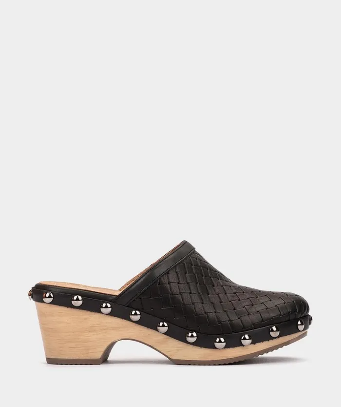 Pedro Miralles Heeled Sandals ADANA Alfa Trenza Negro 8211 Woman