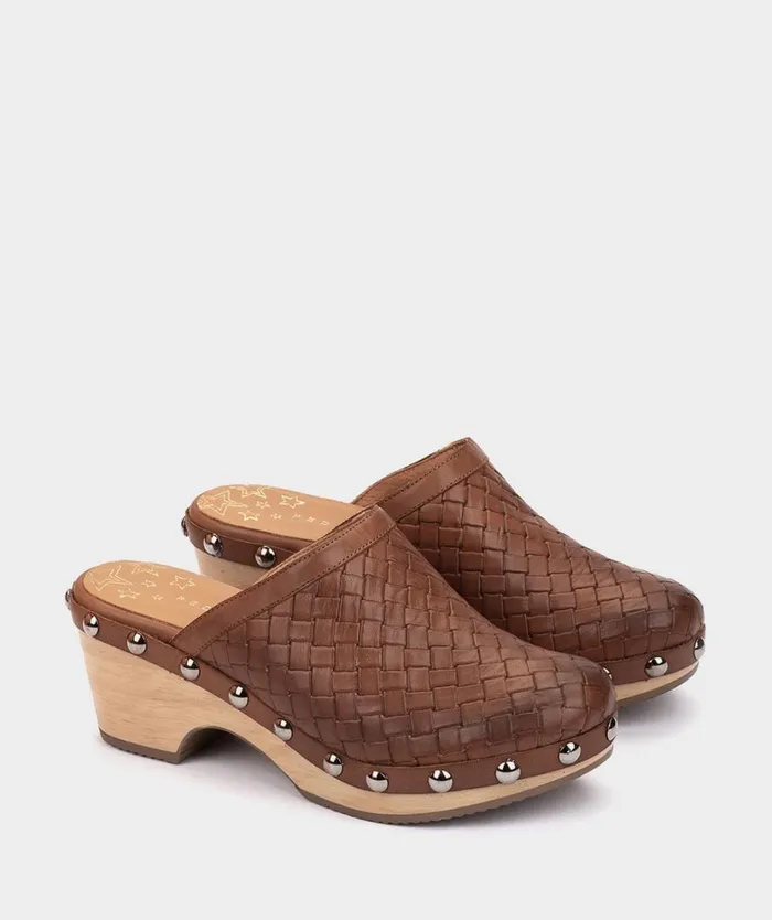 Pedro Miralles Heeled Sandals ADANA Alfa Trenza Tabac 8211 Woman Pedro Miralles Heeled Sandals ADANA Alfa Trenza Tabac 8211 Woman