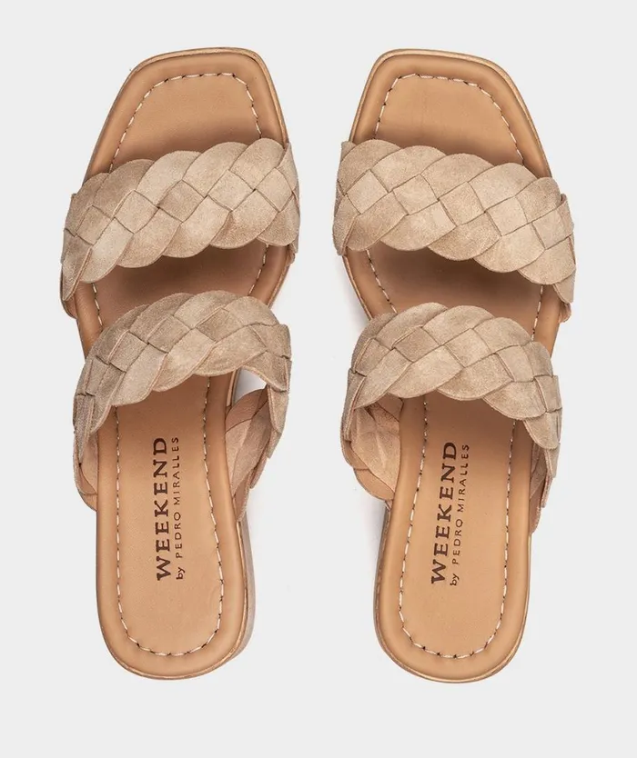 Pedro Miralles Heeled Sandals ALABAMA Baby Silk Chameau 8211 Woman Pedro Miralles Heeled Sandals ALABAMA Baby Silk Chameau 8211 Woman