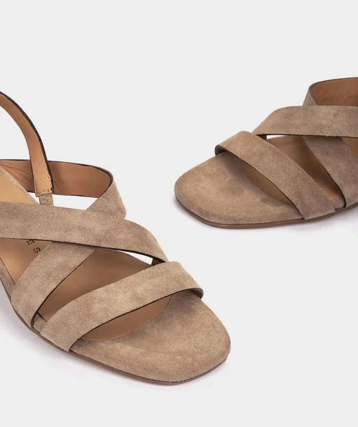 Pedro Miralles Heeled Sandals ALMUDAINA Velour Bambi 8211 Woman Pedro Miralles Heeled Sandals ALMUDAINA Velour Bambi 8211 Woman