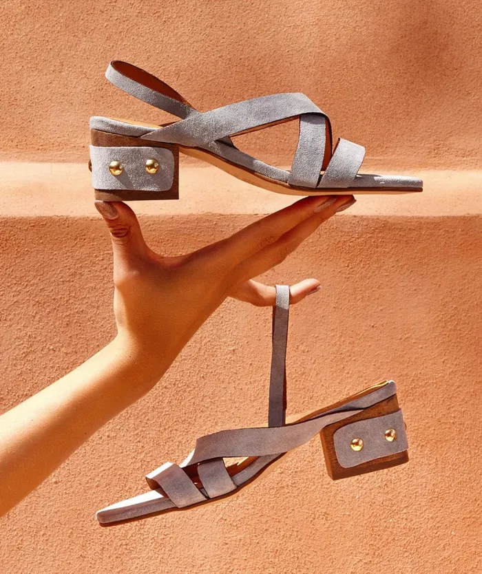 Pedro Miralles Heeled Sandals ALMUDAINA Velour Sky 8211 Woman