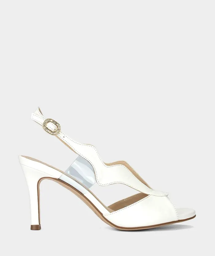 Pedro Miralles Heeled Sandals ALTEA Nacarado Perla 8211 Woman
