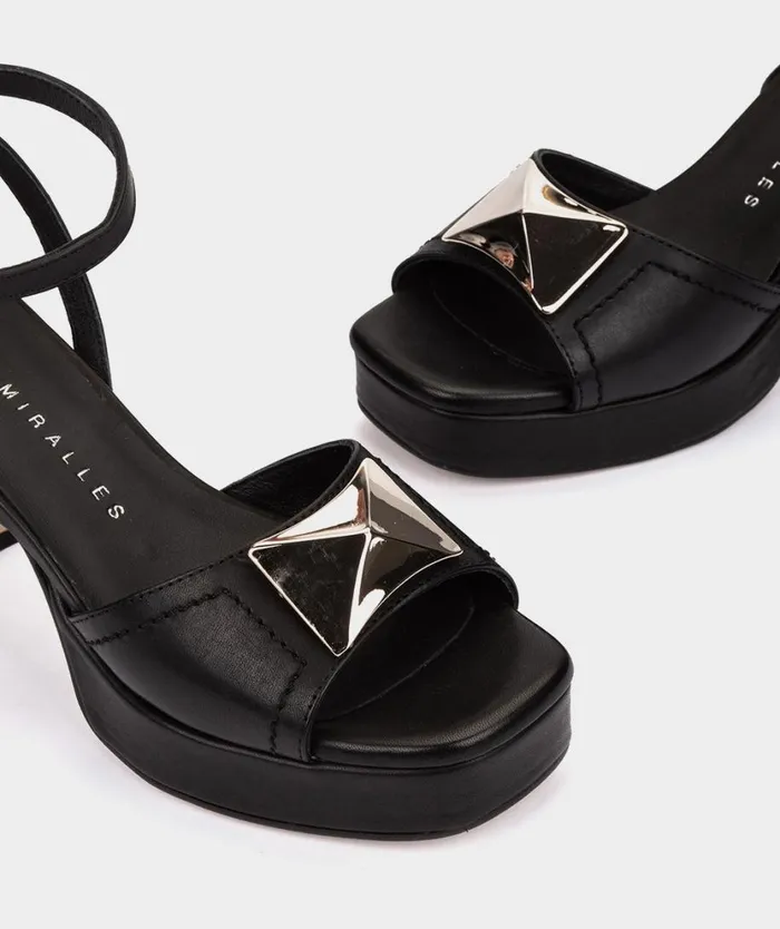Pedro Miralles Heeled Sandals ALVOR Alfa Negro 8211 Woman Pedro Miralles Heeled Sandals ALVOR Alfa Negro 8211 Woman