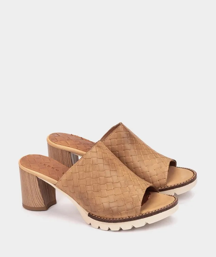Pedro Miralles Heeled Sandals ANADIA Alfa Trenza Camel 8211 Woman Pedro Miralles Heeled Sandals ANADIA Alfa Trenza Camel 8211 Woman