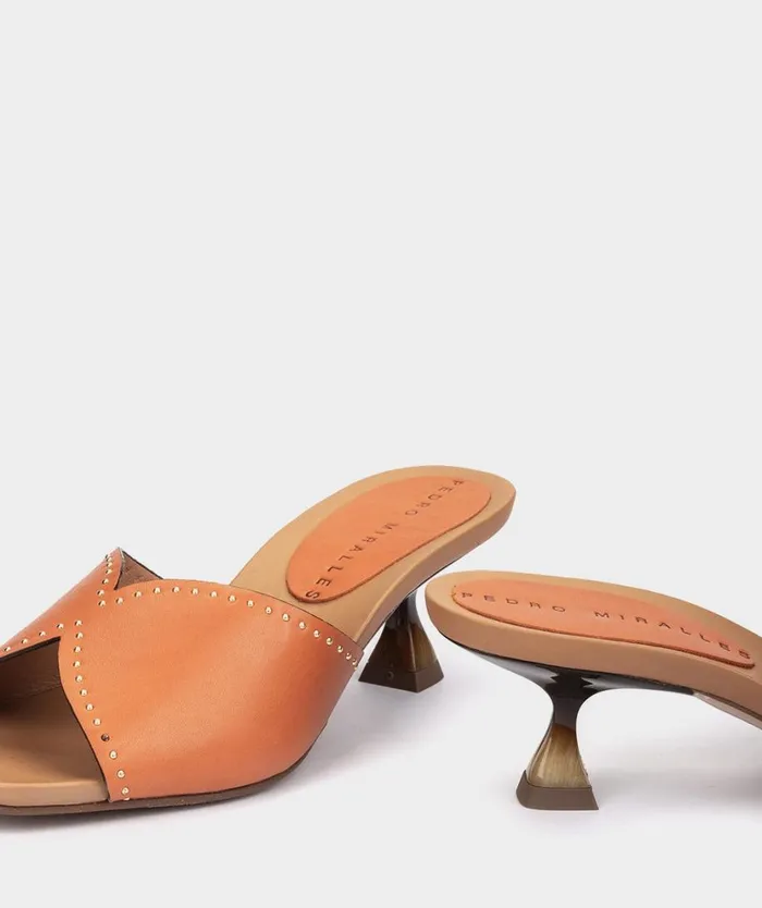 Pedro Miralles Heeled Sandals ANDROS Alfa Orange 8211 Woman Pedro Miralles Heeled Sandals ANDROS Alfa Orange 8211 Woman