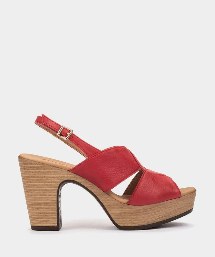 Pedro Miralles Heeled Sandals ARBOREA Atenea Rojo 8211 Woman
