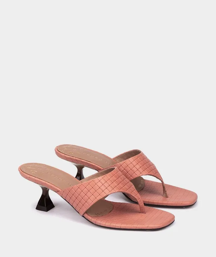 Pedro Miralles Heeled Sandals ARCADIA Trenza Alfa Tulipan 8211 Woman Pedro Miralles Heeled Sandals ARCADIA Trenza Alfa Tulipan 8211 Woman