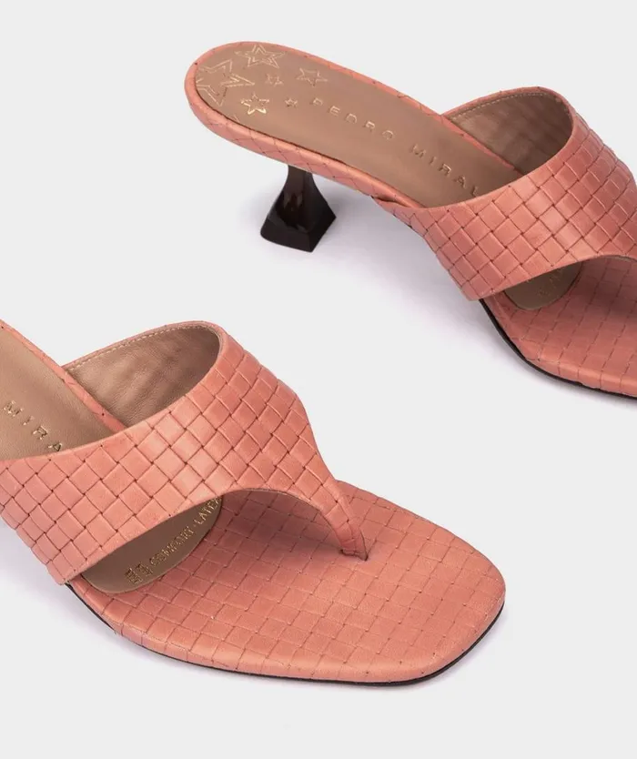 Pedro Miralles Heeled Sandals ARCADIA Trenza Alfa Tulipan 8211 Woman Pedro Miralles Heeled Sandals ARCADIA Trenza Alfa Tulipan 8211 Woman