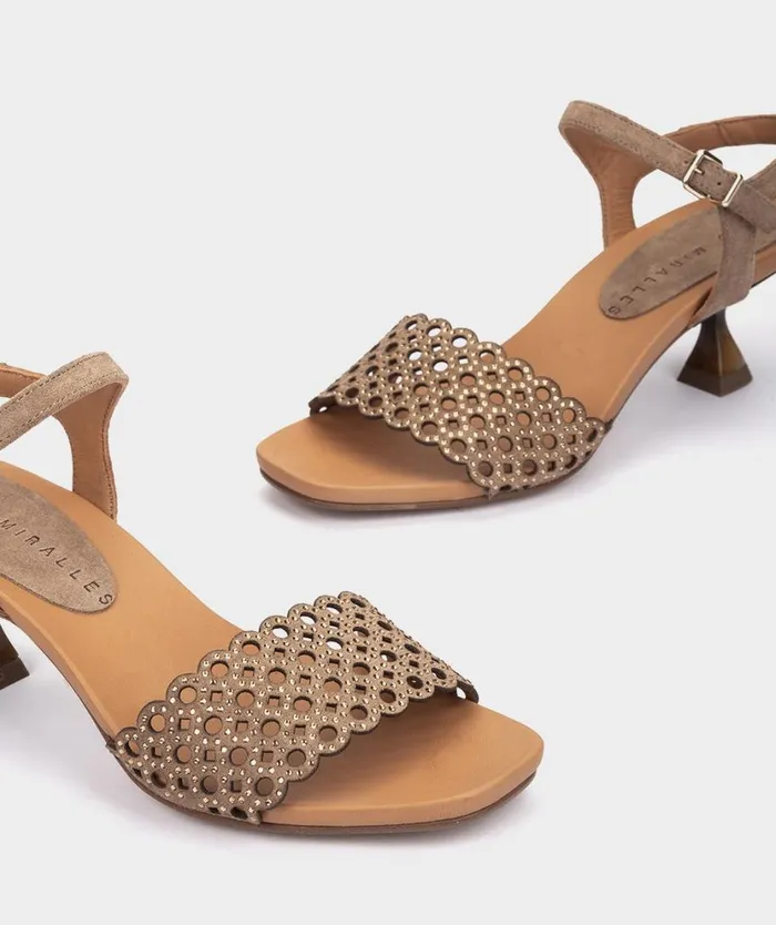 Pedro Miralles Heeled Sandals ARUCAS Velour Bambi 8211 Woman Pedro Miralles Heeled Sandals ARUCAS Velour Bambi 8211 Woman