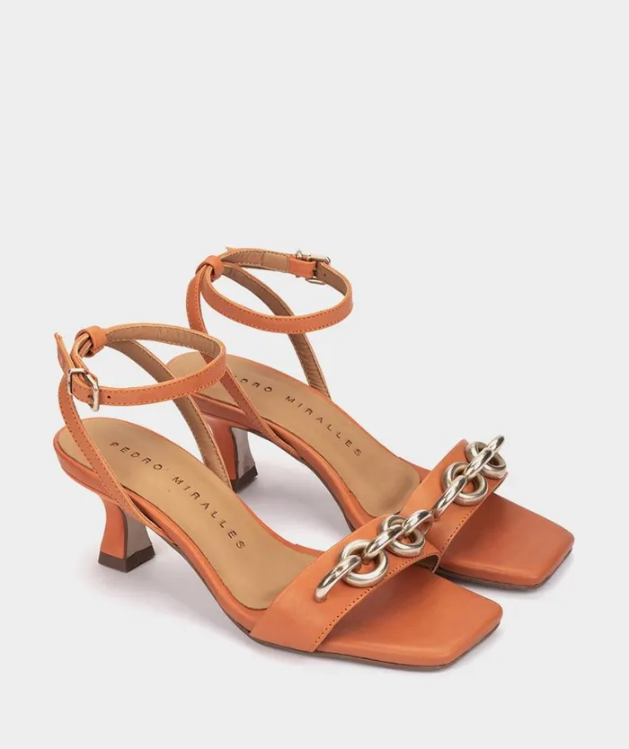 Pedro Miralles Heeled Sandals AUSTIN Alfa Orange 8211 Woman Pedro Miralles Heeled Sandals AUSTIN Alfa Orange 8211 Woman