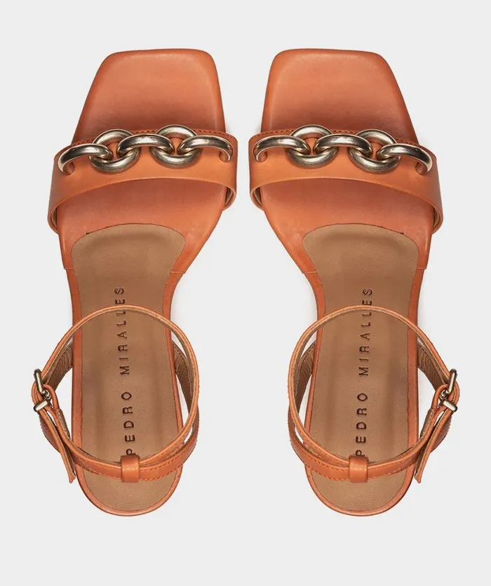 Pedro Miralles Heeled Sandals AUSTIN Alfa Orange 8211 Woman Pedro Miralles Heeled Sandals AUSTIN Alfa Orange 8211 Woman