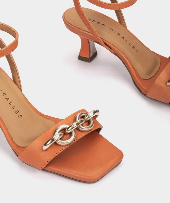 Pedro Miralles Heeled Sandals AUSTIN Alfa Orange 8211 Woman Pedro Miralles Heeled Sandals AUSTIN Alfa Orange 8211 Woman