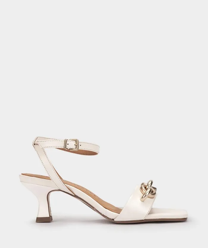 Pedro Miralles Heeled Sandals AUSTIN Vitello Nata 8211 Woman