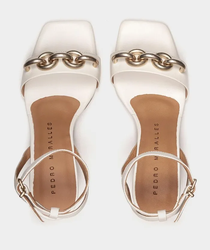 Pedro Miralles Heeled Sandals AUSTIN Vitello Nata 8211 Woman Pedro Miralles Heeled Sandals AUSTIN Vitello Nata 8211 Woman