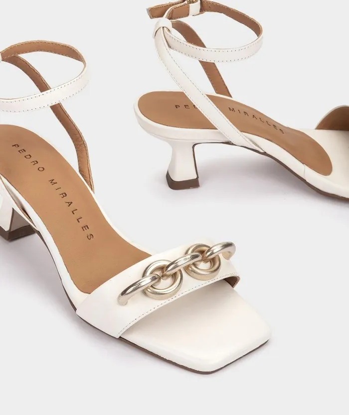 Pedro Miralles Heeled Sandals AUSTIN Vitello Nata 8211 Woman Pedro Miralles Heeled Sandals AUSTIN Vitello Nata 8211 Woman