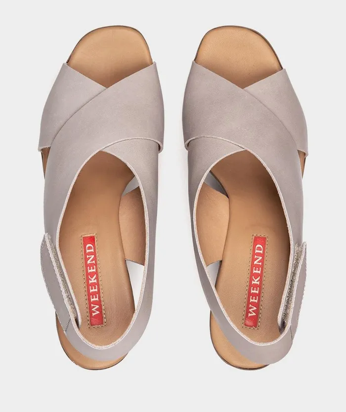 Pedro Miralles Heeled Sandals BRGAMO Vitello Paloma 8211 Woman Pedro Miralles Heeled Sandals BRGAMO Vitello Paloma 8211 Woman