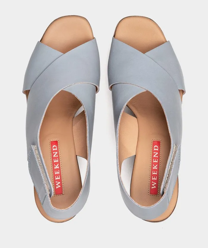 Pedro Miralles Heeled Sandals BRGAMO Vitello Sky 8211 Woman Pedro Miralles Heeled Sandals BRGAMO Vitello Sky 8211 Woman