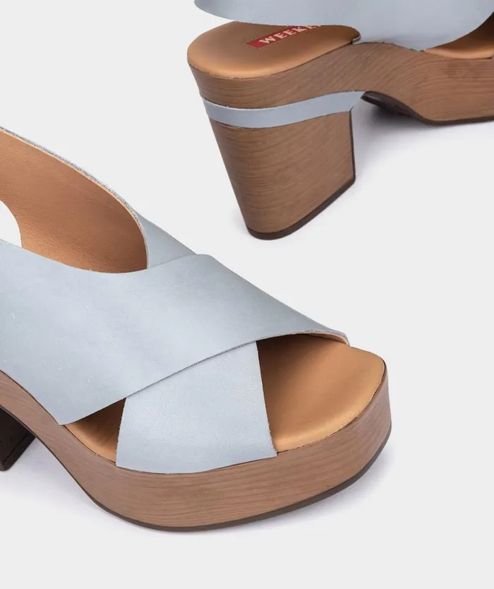 Pedro Miralles Heeled Sandals BRGAMO Vitello Sky 8211 Woman Pedro Miralles Heeled Sandals BRGAMO Vitello Sky 8211 Woman