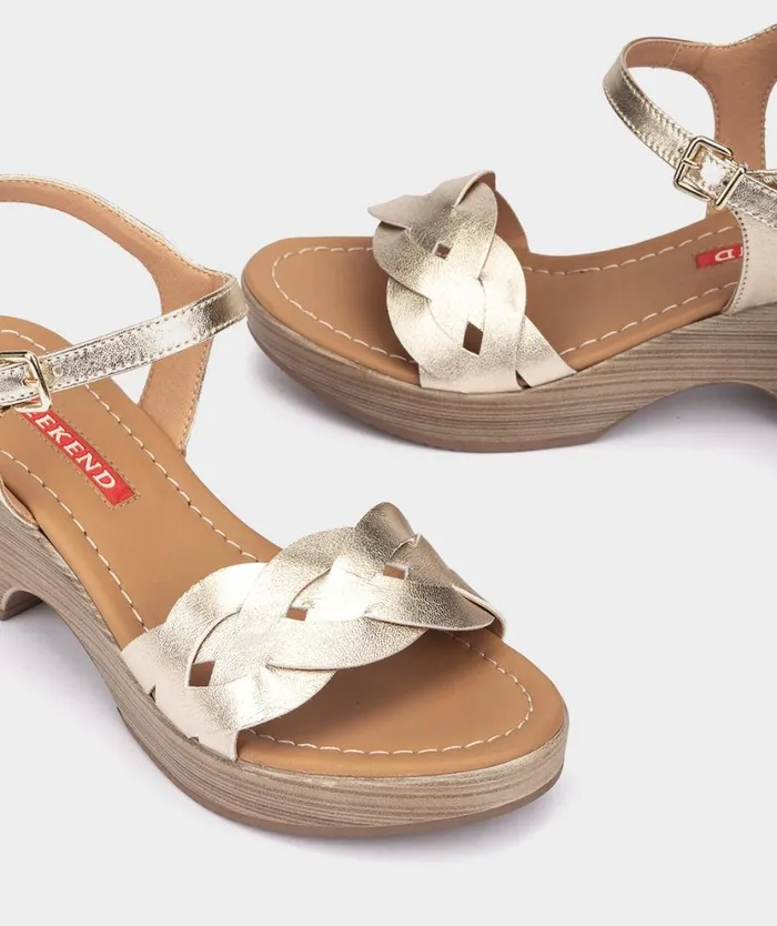Pedro Miralles Heeled Sandals BAENA Napa Metal Platino 8211 Woman Pedro Miralles Heeled Sandals BAENA Napa Metal Platino 8211 Woman