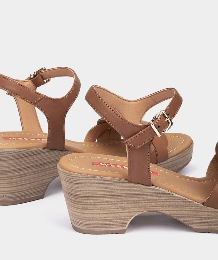 Pedro Miralles Heeled Sandals BAENA Vitello Tabaco 8211 Woman Pedro Miralles Heeled Sandals BAENA Vitello Tabaco 8211 Woman