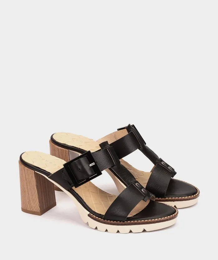 Pedro Miralles Heeled Sandals BATUMI Alfa Negro 8211 Woman Pedro Miralles Heeled Sandals BATUMI Alfa Negro 8211 Woman