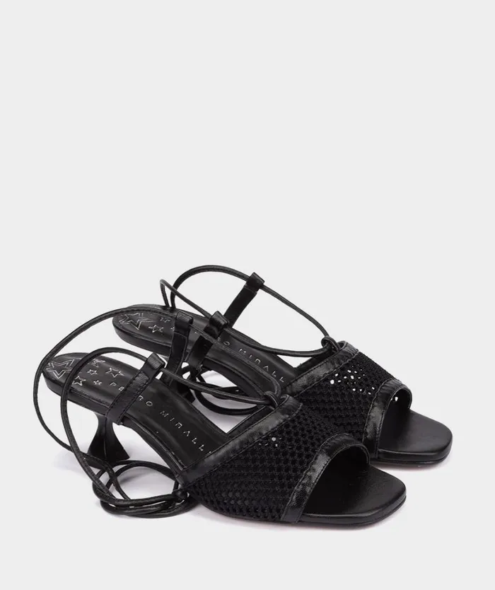 Pedro Miralles Heeled Sandals BELAGUA Cloud Negro 8211 Woman Pedro Miralles Heeled Sandals BELAGUA Cloud Negro 8211 Woman