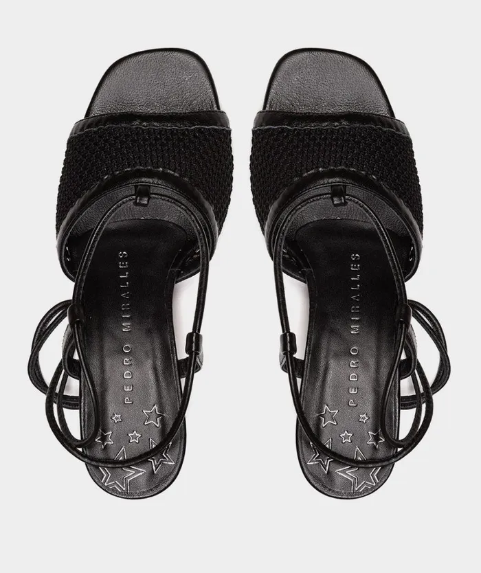 Pedro Miralles Heeled Sandals BELAGUA Cloud Negro 8211 Woman Pedro Miralles Heeled Sandals BELAGUA Cloud Negro 8211 Woman