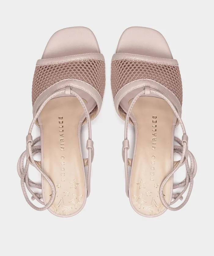 Pedro Miralles Heeled Sandals BELAGUA Natur Rosa Palo 8211 Woman Pedro Miralles Heeled Sandals BELAGUA Natur Rosa Palo 8211 Woman