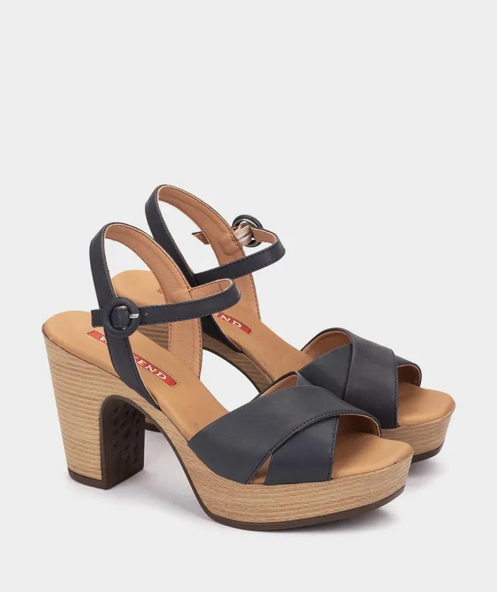 Pedro Miralles Heeled Sandals BIRGU Alfa Marino 8211 Woman Pedro Miralles Heeled Sandals BIRGU Alfa Marino 8211 Woman