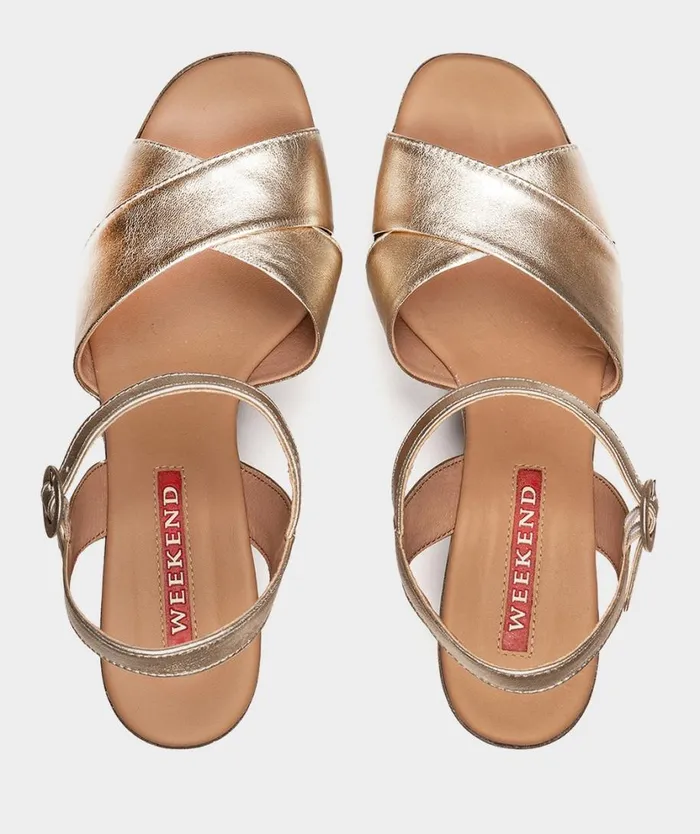 Pedro Miralles Heeled Sandals BIRGU Napa Metal Platino 8211 Woman Pedro Miralles Heeled Sandals BIRGU Napa Metal Platino 8211 Woman