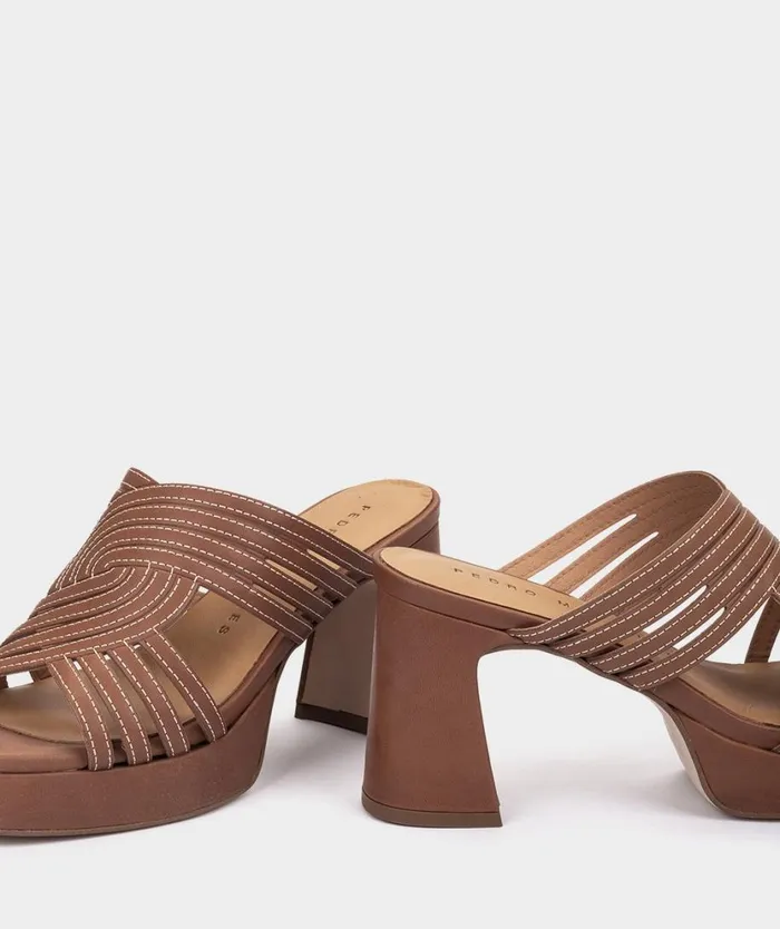 Pedro Miralles Heeled Sandals BUSN Alfa Tabac 8211 Woman Pedro Miralles Heeled Sandals BUSN Alfa Tabac 8211 Woman