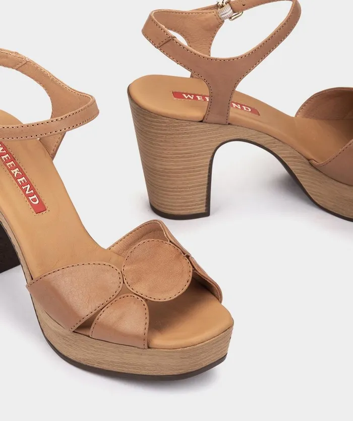Pedro Miralles Heeled Sandals CAPRERA Alfa Caramel 8211 Woman Pedro Miralles Heeled Sandals CAPRERA Alfa Caramel 8211 Woman