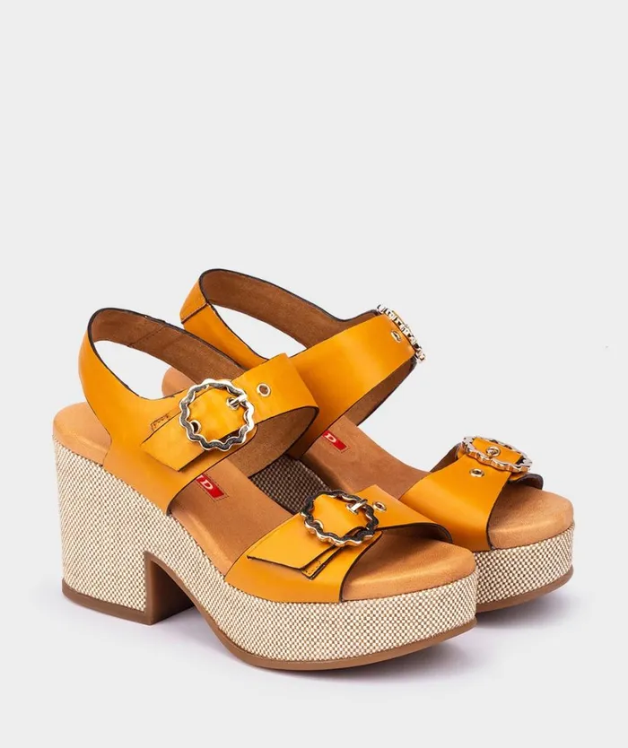 Pedro Miralles Heeled Sandals CEUTA Natur Mango 8211 Woman Pedro Miralles Heeled Sandals CEUTA Natur Mango 8211 Woman