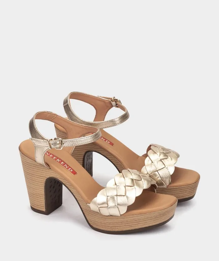 Pedro Miralles Heeled Sandals CILLN Napa Metal Platino 8211 Woman Pedro Miralles Heeled Sandals CILLN Napa Metal Platino 8211 Woman