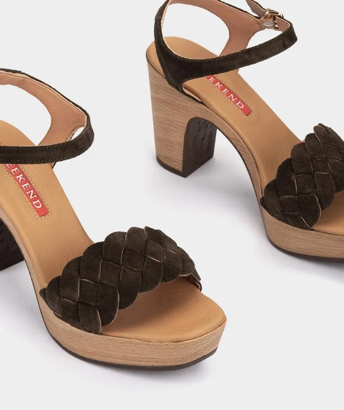 Pedro Miralles Heeled Sandals CILLN Velour Coar 8211 Woman Pedro Miralles Heeled Sandals CILLN Velour Coar 8211 Woman