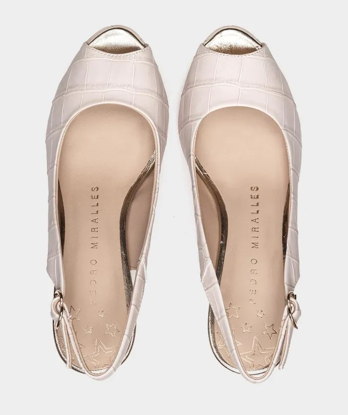 Pedro Miralles Heeled Sandals CITTANOVA Coco Avorio 8211 Woman Pedro Miralles Heeled Sandals CITTANOVA Coco Avorio 8211 Woman
