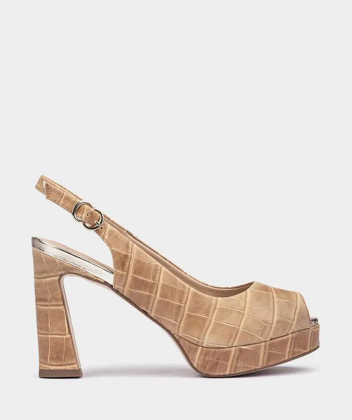 Pedro Miralles Heeled Sandals CITTANOVA Coco Cuero 8211 Woman