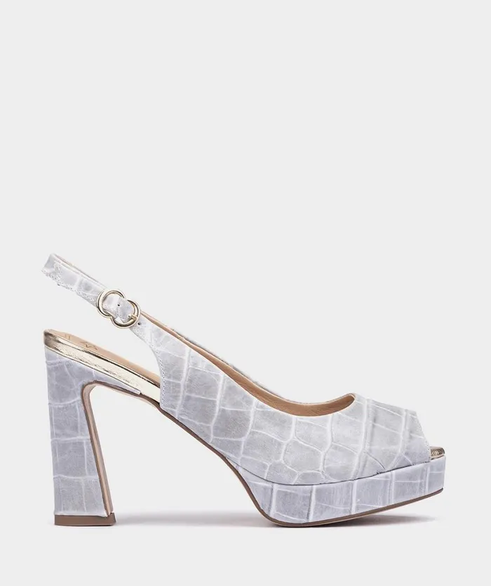 Pedro Miralles Heeled Sandals CITTANOVA Coco Jeans 8211 Woman